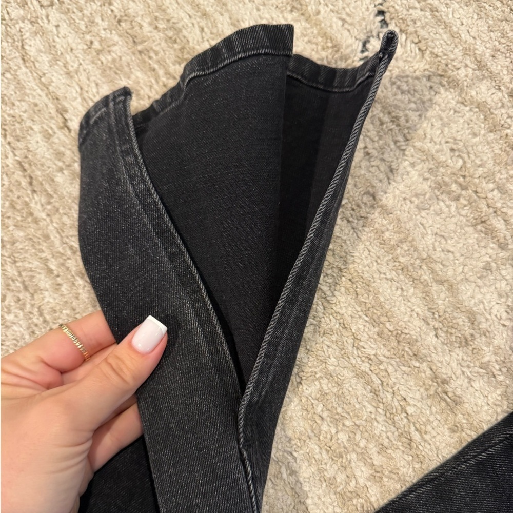 Abercrombie & Fitch Black Straight Jeans size 25 - Picture 3 of 4